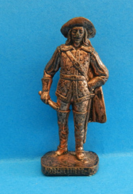 KINDER METAL französischer Musketier 1670 (RP.1482 Kupfer)