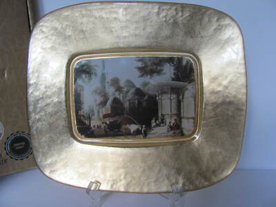 Deger Katan Hediyeler Turkey ゴールド装飾プレート DEGER KATAN