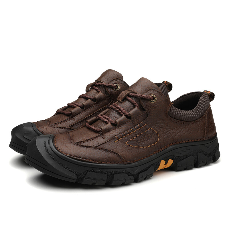 SALOMON Scarpe casual da uomo in vera pelle all'aperto comfort camminata scarpe da trekking