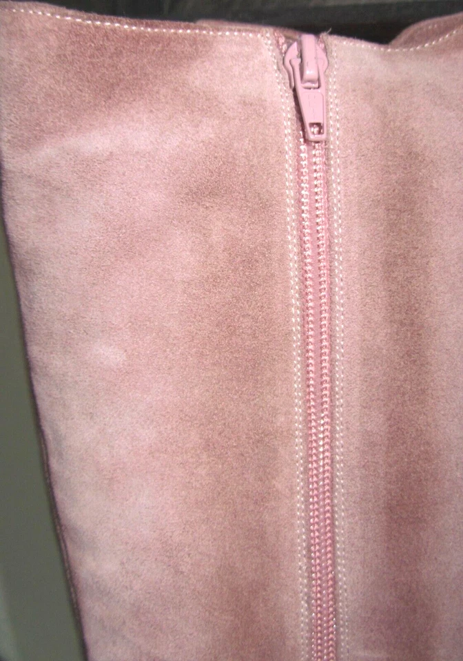 MARC JACOBS STIVALE CAMOSCIO ROSA CIPRIA ITA 37 INDOSSATO 1 VOLTA - Imagen 4 de 4