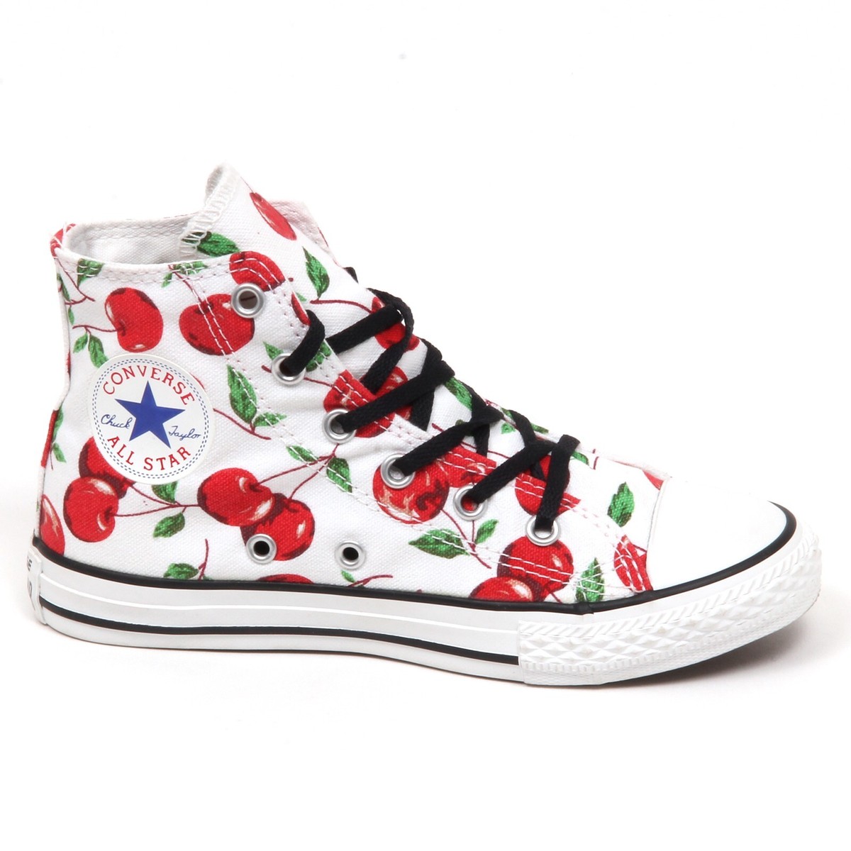 題名『Cherry』 E3808 s sneaker bimba bianco CONVERSE ALL STAR scarpe cherry