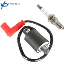 Ignition Coil & Spark Plug For Yamaha Gas Golf Cart G2 1985-1991 G5 1990-1995