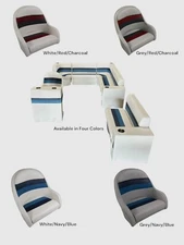 Horizon Manufacturing Premium Pontoon Furniture Set 15 PC Premium 013