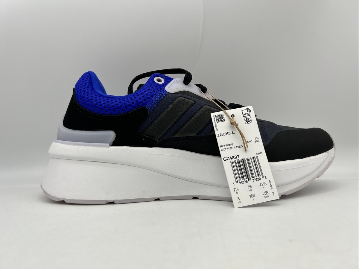 Adidas ZNCHILL Men's Running Sneakers Size 8 core black/white