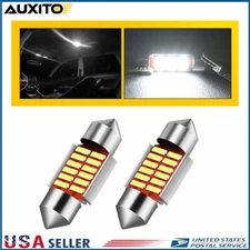 AUXITO 31MM DE3175 Festoon LED Map Dome Interior Light Bulb 6000K White CANBUS E