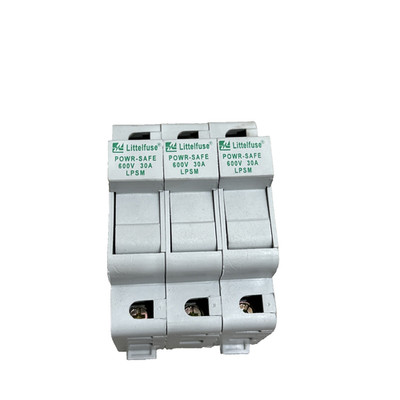  (QTY 2) Littelfuse LPSM003 POWR-SAFE Fuse Holder 600V 30A 