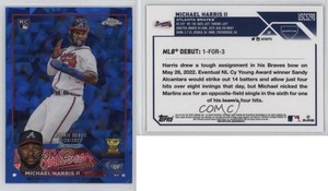 2023 Topps Chrome Update Sapphire Edition Debut Michael Harris II Rookie RC