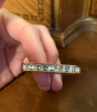 Pre-Owned Erica Anenberg "True" Gold Twosome Ring,  Size 7 and 8