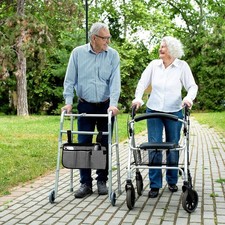 Wheelchair Side Bag, Waterproof Wheelchair Armrest Bag with Cup Holder, Walker B
