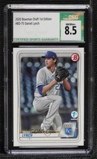 2020 Bowman Draft 1st Edition Daniel Lynch #BD-75 CSG 8.5 09ot
