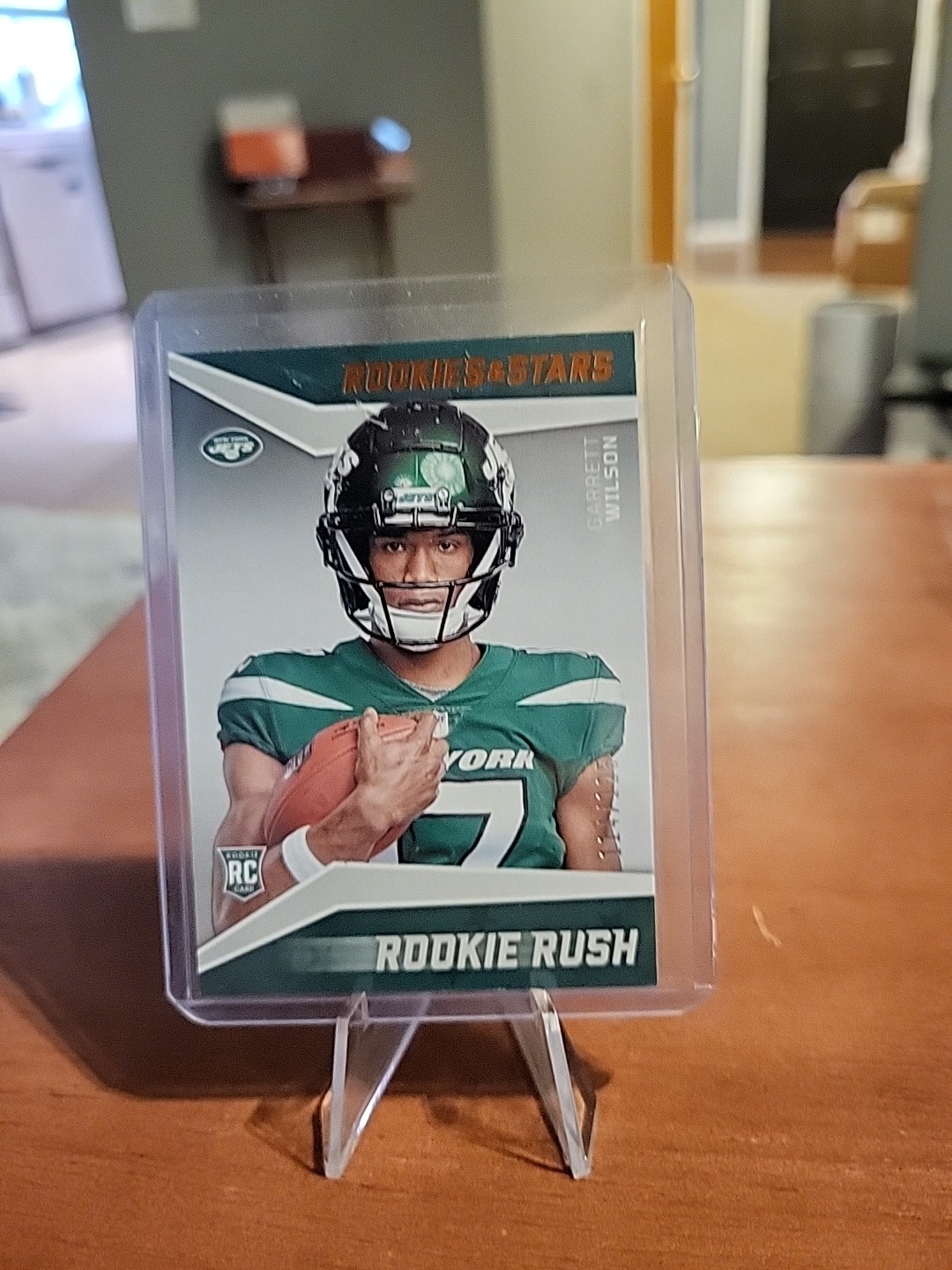 Garrett Wilson Panini Rookies & Stars Rookie Rush #RR8 Orange