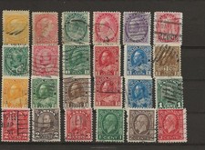 CANADA  - LOT DE TIMBRES PERIODE CLASSIQUE