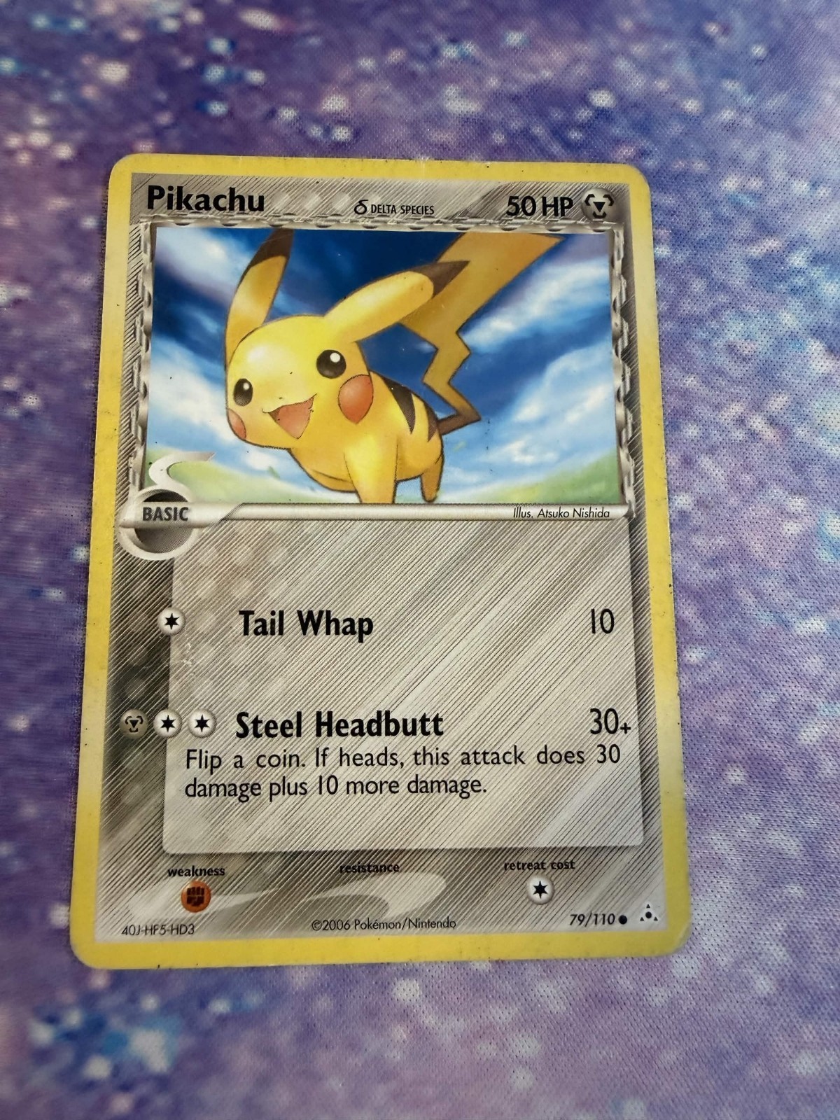 Pikachu Delta Species 79/110 EX Holon Phantoms Common NM Pokemon Card