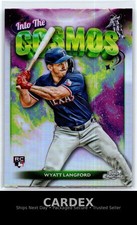2024 Topps Chrome Cosmic #ITC-25 Wyatt Langford Into the Cosmos