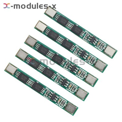 5PCS 1S 3.7V 4A 18650 Li-ion Battery Charging Protection Board Module 2MOS BMS