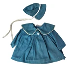 1962 Mattel Tiny Chatty Baby Blue Coat w/ Matching Bonnet