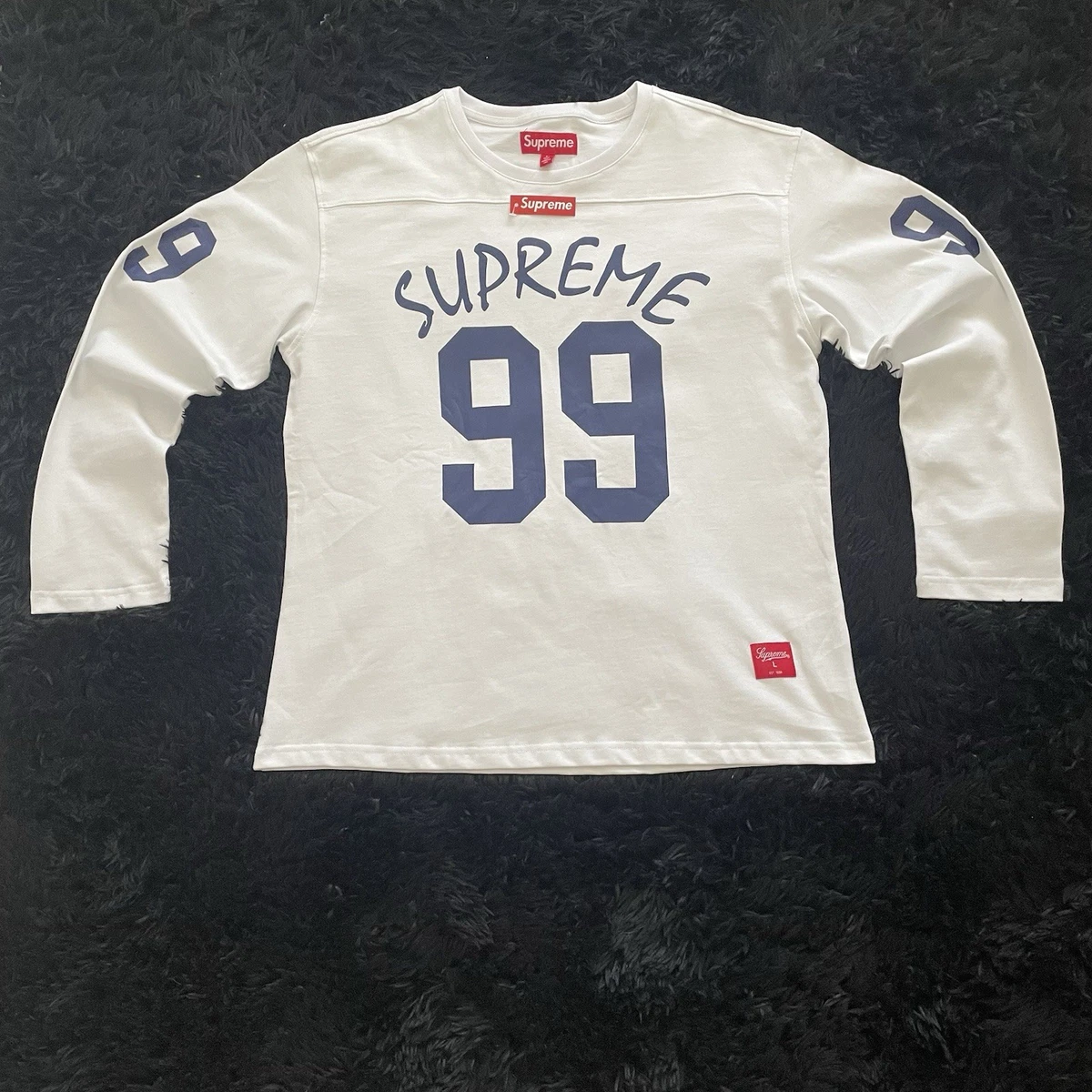 Supreme White Long Sleeve T-Shirts for Men for sale | eBay UK