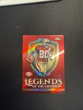 2025 Topps Chrome-Jerry Rice -Legends of the Gridiron Red Refractor /5 LOG-21