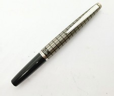 Pilot Elite Etched 14k 585 Solid White Gold EF Nib fountain pen With Converter