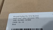 NEW Microsoft Surface Pro 10 13" Intel Ultra 7 165U Model 2079 Warranty 10/2028