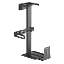 Mount-It Under Desk PC Mount and Wall Mount, Adjustable CPU Holder with 360  ...