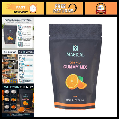 Delicious Orange Gummy Mix - Classic Flavor, All-Natural Ingredients, Easy to Us