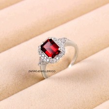 Garnet Ring, January Birthstone, Natural Garnet, Birthday Ring, Wedding Ring