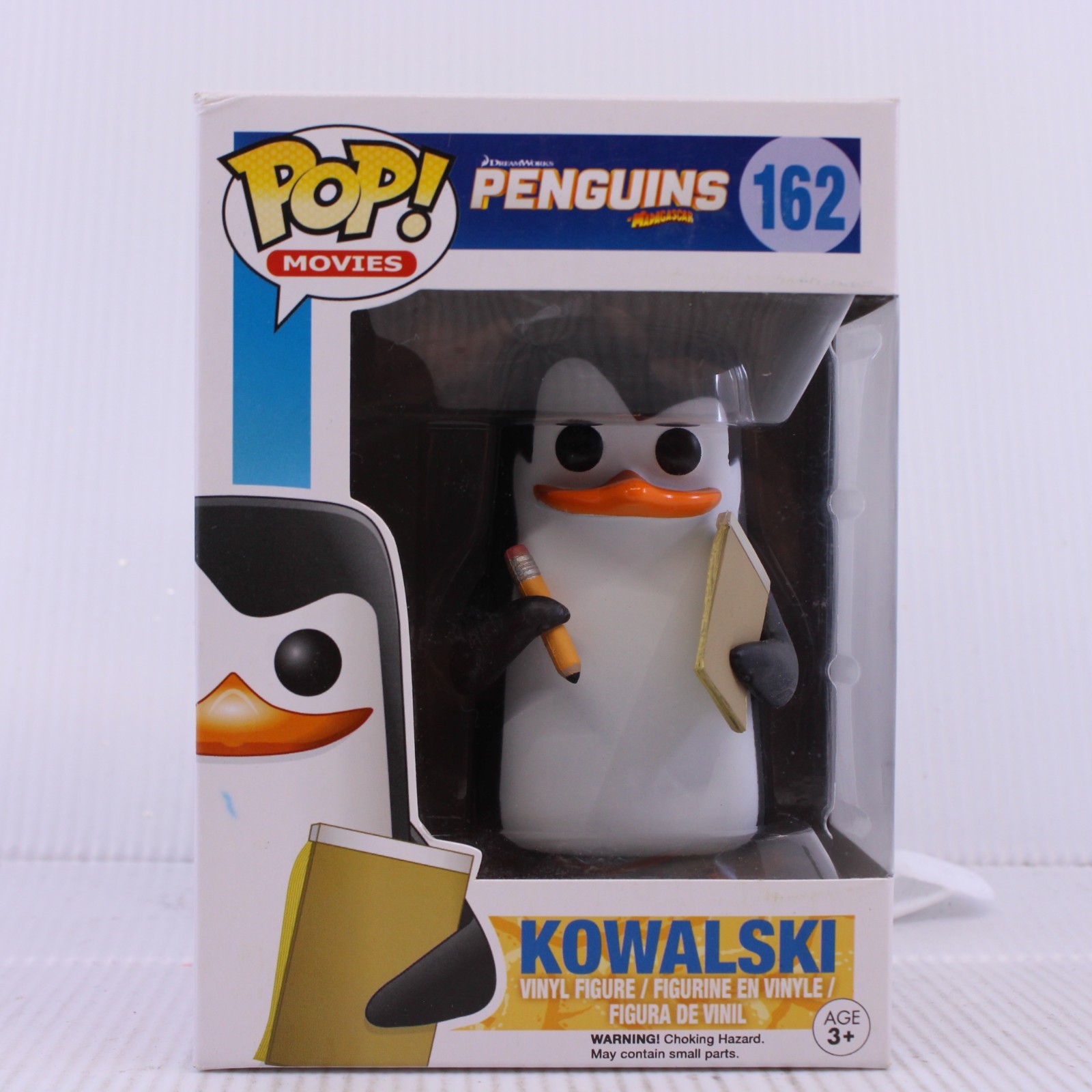 En Oferta Figura Vinilo G9 Funko Pop Películas Kowalski Penguins Madagascar 162 Daño Solar