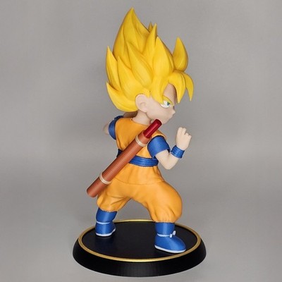 Goku Daima Super Saiyajin 3D Skulptur - Fan Art Dragon Ball Figur Sammlung