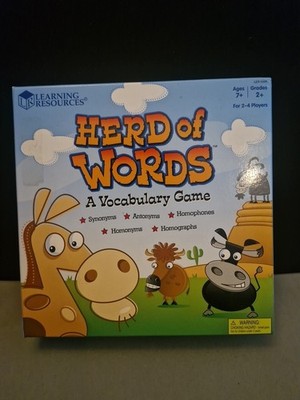   Herden von Wörtern Wortschatz Brettspiel Lernressourcen vollständig