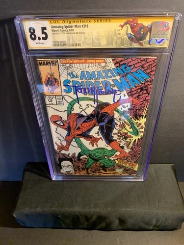 The Amazing Spider-Man #318 CGC 8.5 1989 Marvel SS By Todd  McFARLANE  FULL SIG