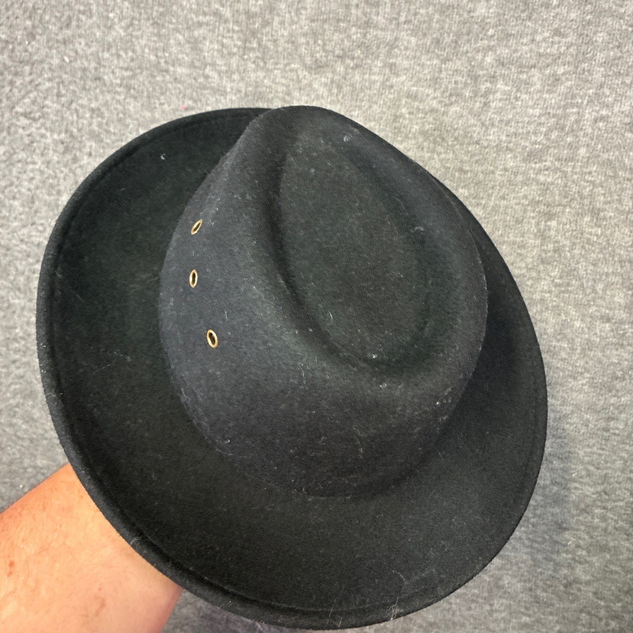 Pendleton Outback Fedora Hat Mens Small Black Woo… - image 4