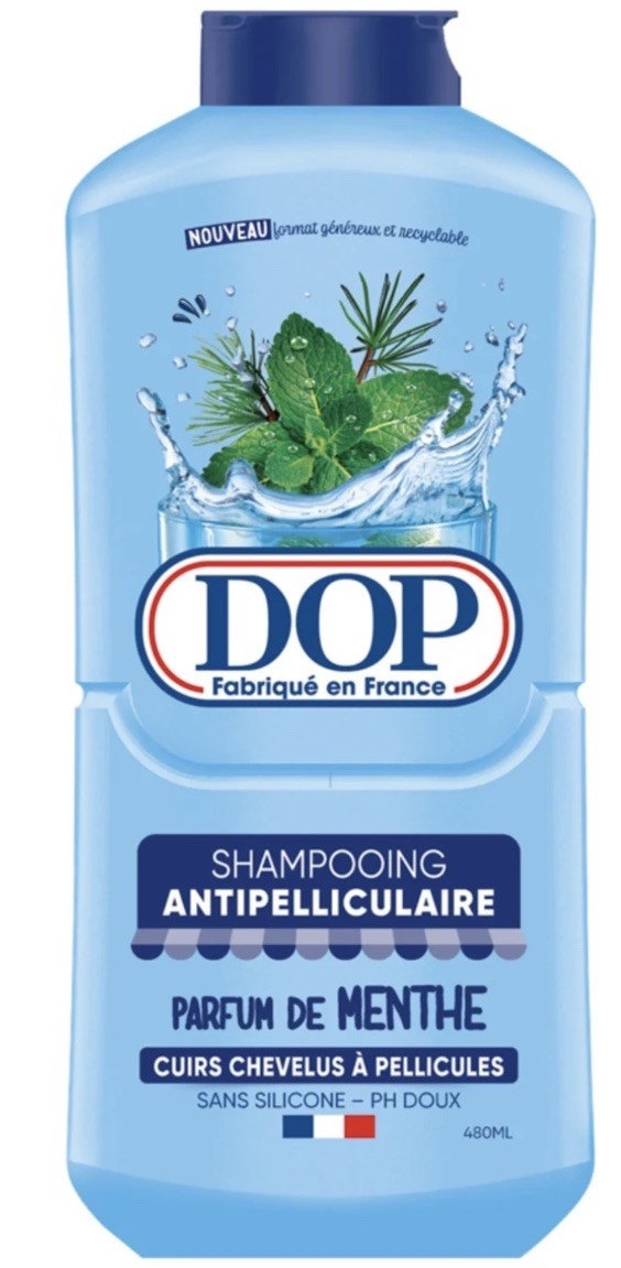 Shampooing DOP antipelliculaire maxi format 480ml pour cheveux avec pellicules en lot de 3