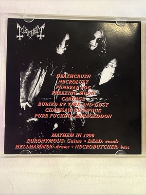 MAYHEM - DAWN OF THE BLACK HEARTS 1995 CD 1ST RELEASE RARE
