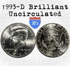1993-D Kennedy Half Dollar BRILLIANT UNCIRCULATED *JB's Coins*