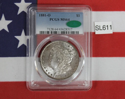 1881-O Morgan Silver Dollar - PCGS MS64 - CAC Sticker (SL611)