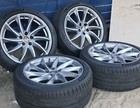 Alfa Romeo Guila Veloce 18 alloy wheels Genuine Alfa romeo turbine Staggered