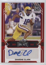2022 Leaf Draft Auto Red Damone Clark #BA-DC1 Auto uk2