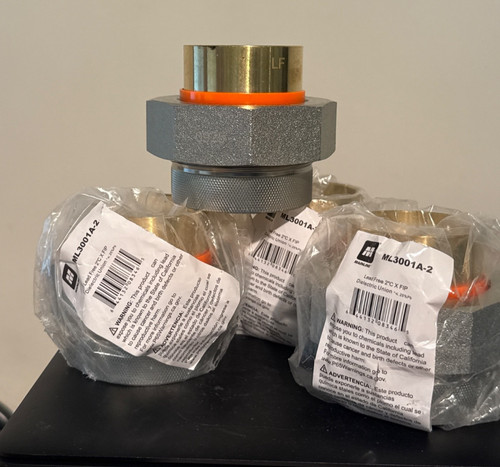 (4 pk) ML3001A-2 LEAD FREE 2" COPPER C x FIP - DIELECTRIC UNION