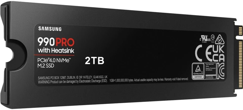 Memorie MZ-V9P2T0C 990 PRO SSD Interno Con Dissipatore Di Calore Da 2TB, Compati - Immagine 4 di 4