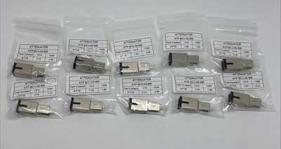 SC/UPC 2dB Fiber Optic Attenuators - Lot Of 10   Singlemode NEW
