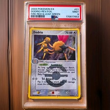 2004 Dodrio 21/112 EX FireRed & LeafGreen Reverse Holo PSA 9 Low Pop