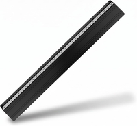 30 Cm Lineal Aus Aluminium | FüR Schule BüRo Zuhause |Schwarz