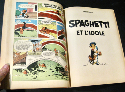 Attanasio DEDICACE Spaghetti à Venise Ed. Dargaud 1965 TBE - Imagen 3 de 4