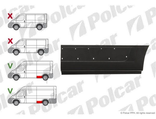 Reparaturblech KotflüGel Hinten Links Vor Dem Radhaus FüR Fiat Ducato 250 Jumper-image