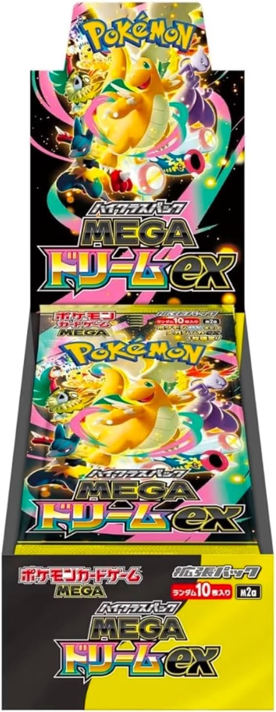 Pokemon Card Game MEGA Dream EX Booster Box Japanese Shrink #MD281