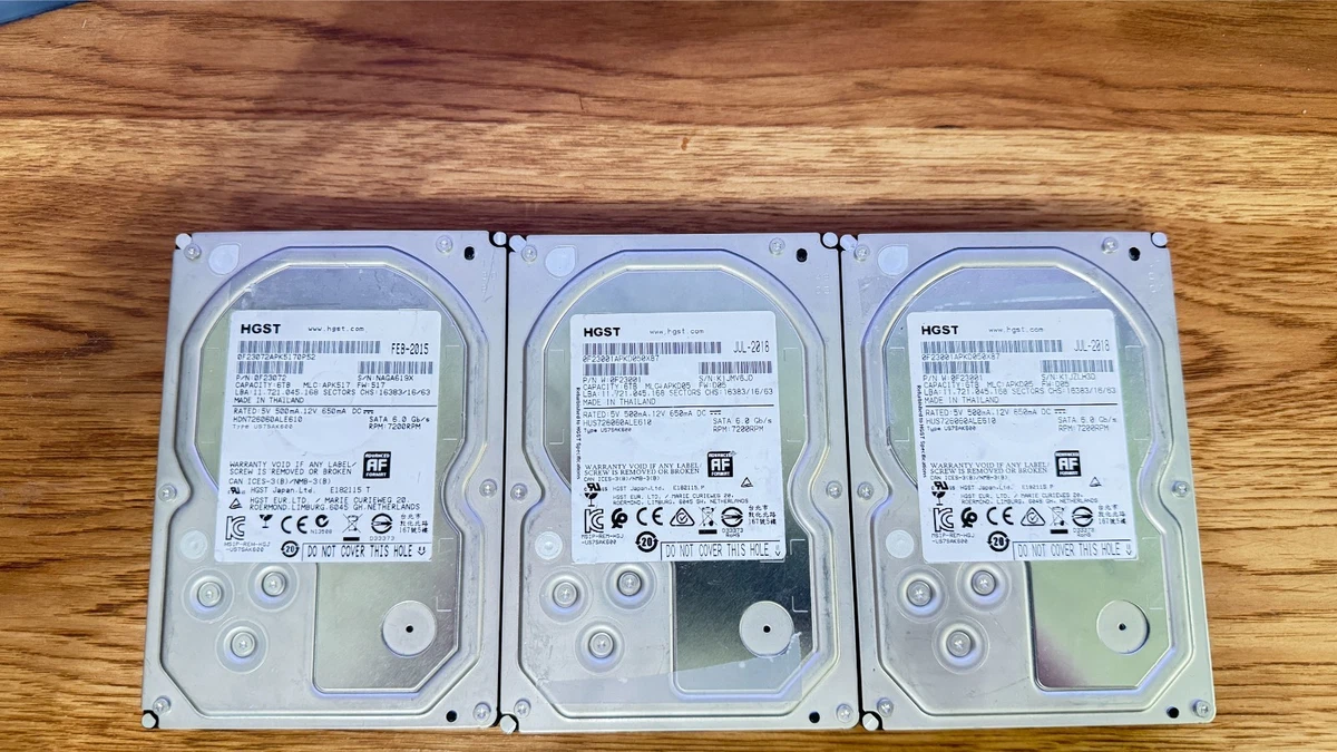 HGST Internal Hard Disk Drives 6 TB Storage Capacity for sale | eBay