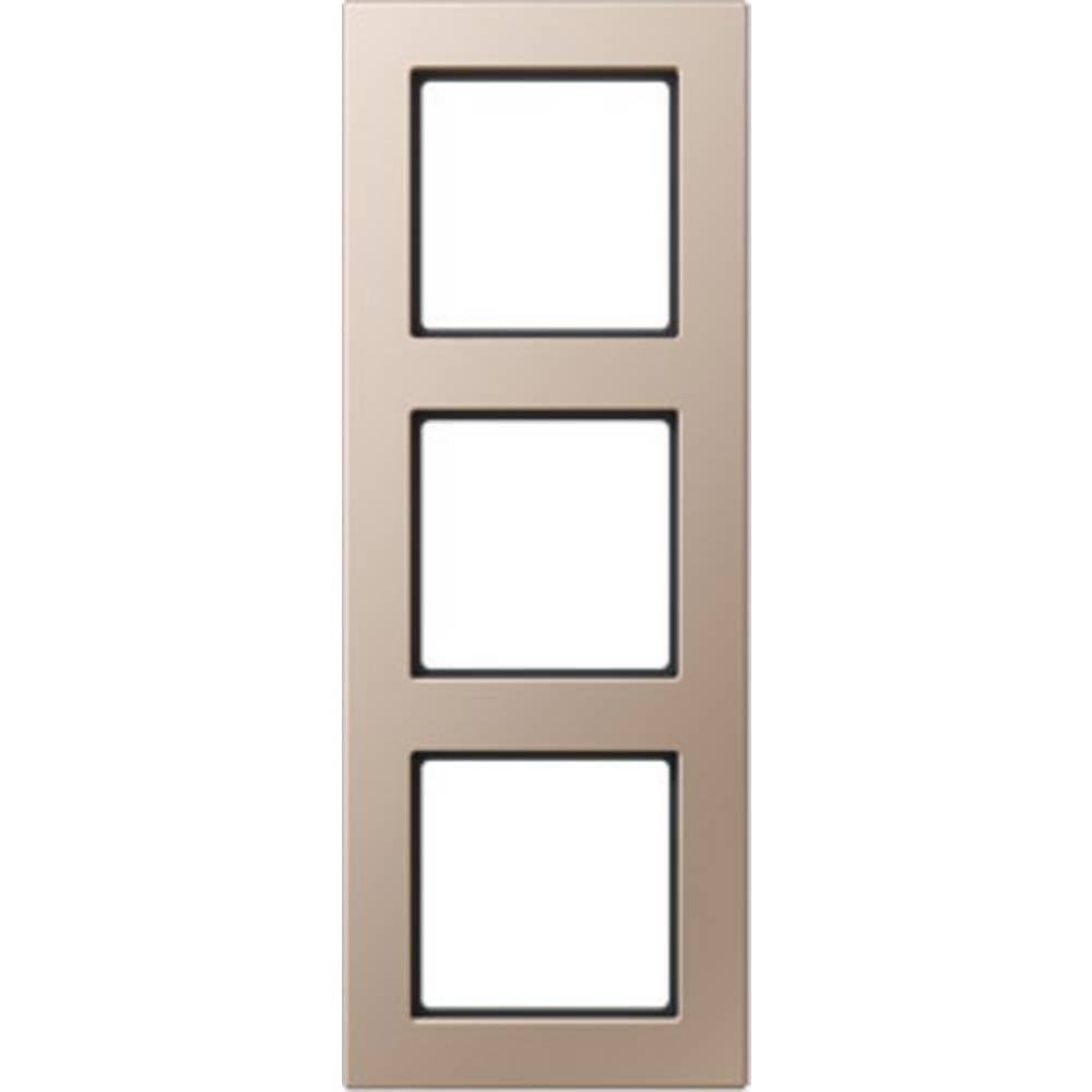 Jung x3 Cadre champagne AC583CH en duroplast pour sublimer votre salon moderne