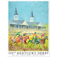 Kentucky Derby 151st May 3 2025 Churchill Downs Race Poster Kentucky Derby 151st May 3 2025 Churchill Downs Race Poster