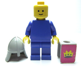 Lego Classic Castle Yellow Castle Knight Blue Minifigure CAS082S Set 6075